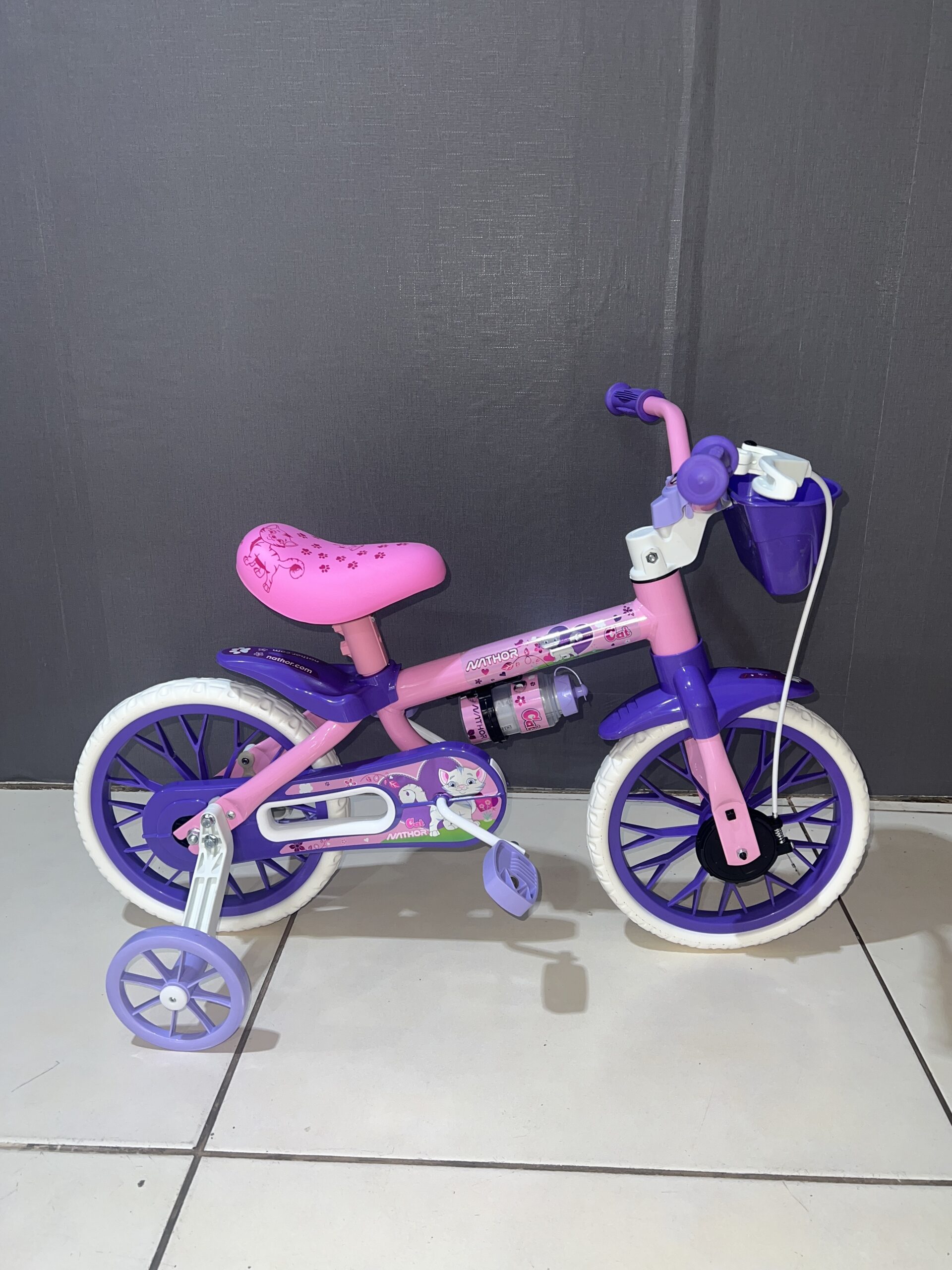 Bicicleta aro 12 Cat - Banco macio