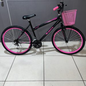 Bicicleta aro 26 MTB com 18 marchas – Feminina