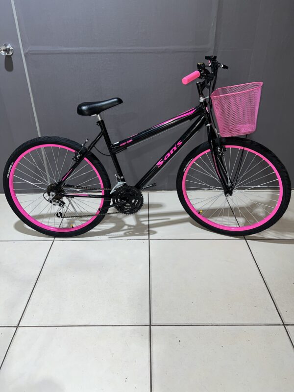 Bicicleta aro 26 MTB com 18 marchas – Feminina