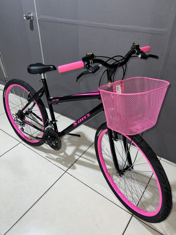 Bicicleta aro 26 MTB com 18 marchas – Feminina - Imagem 2