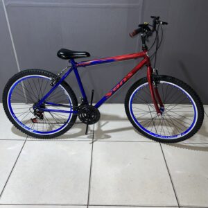 Bicicleta aro 26 MTB com aro aero e 18 marchas – Masculina