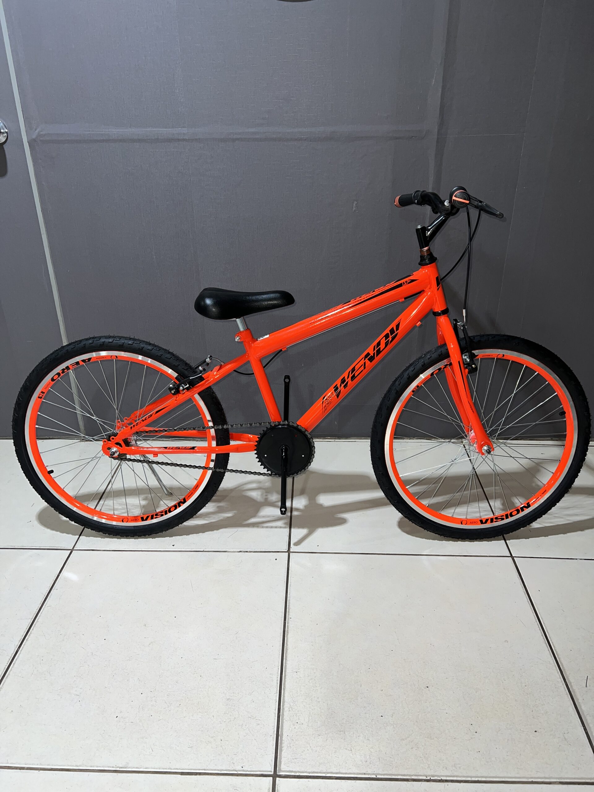 Bicicleta aro 24 MTB com aro aero - Masculina
