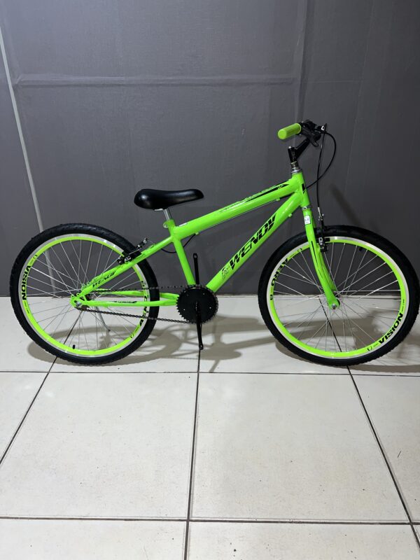 Bicicleta aro 24 MTB com aro aero - Masculina - Imagem 2