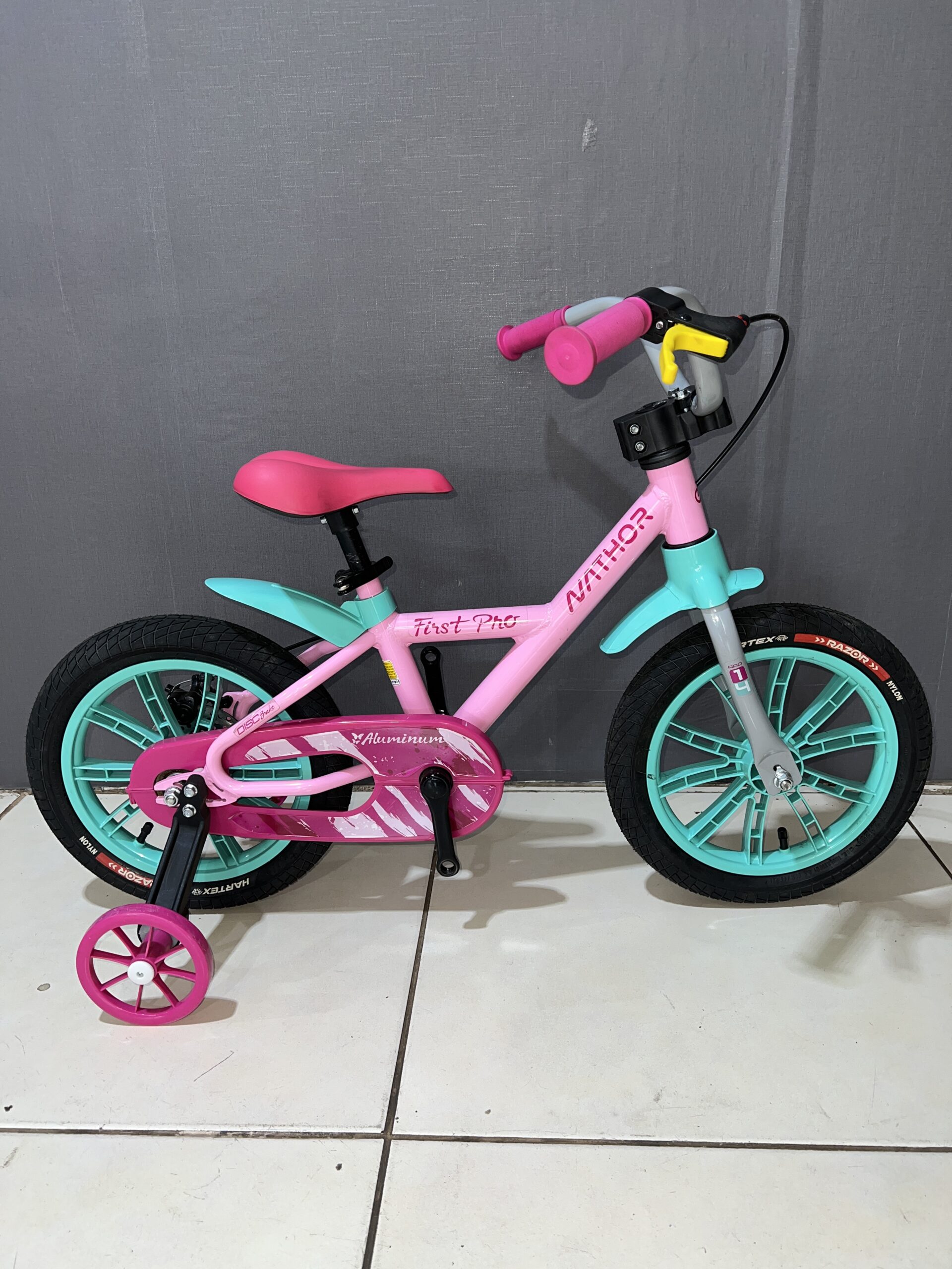Bicicleta aro 14 First pro feminina