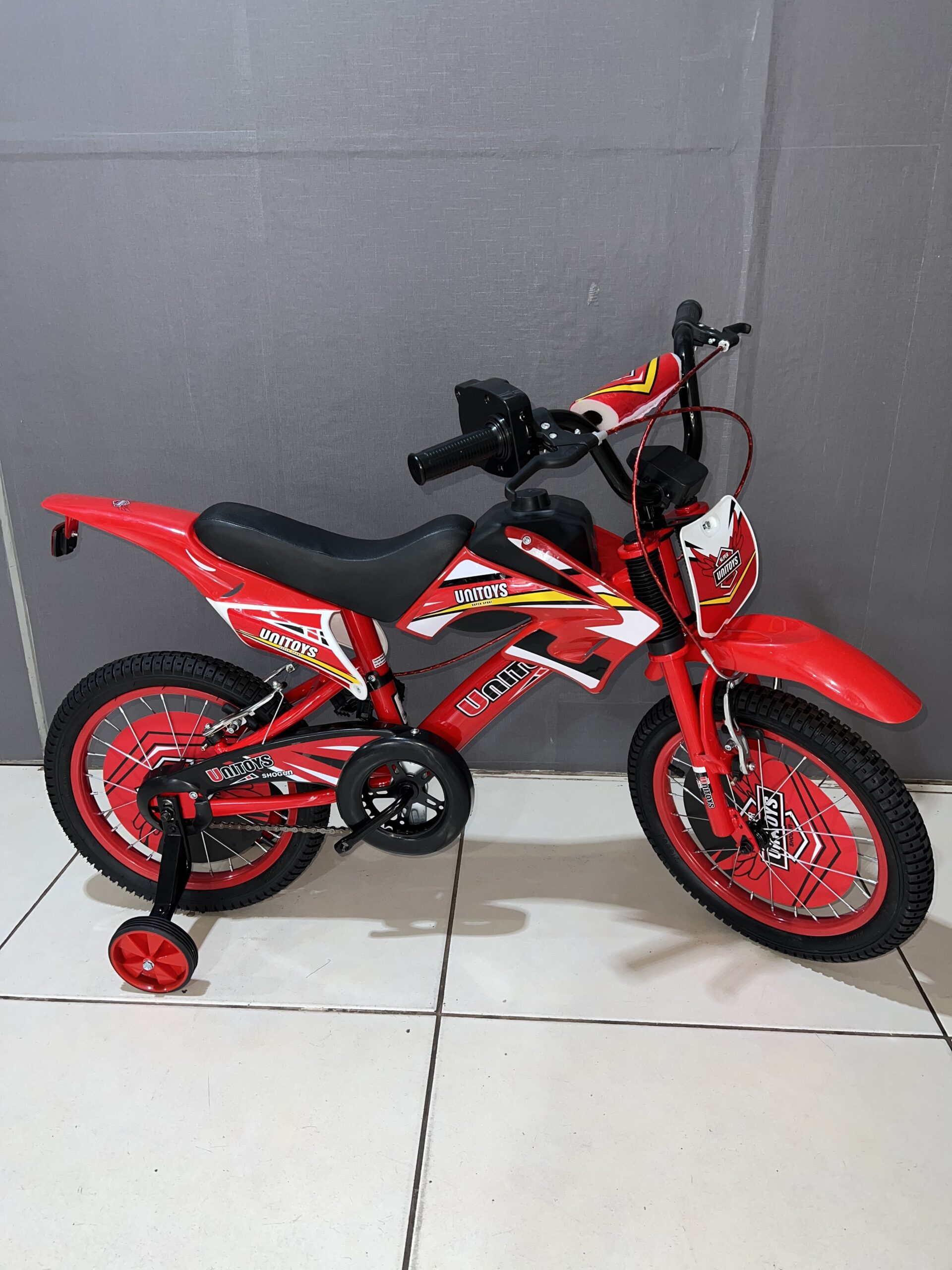 Bicicleta aro 16 Unitoys Moto Cross