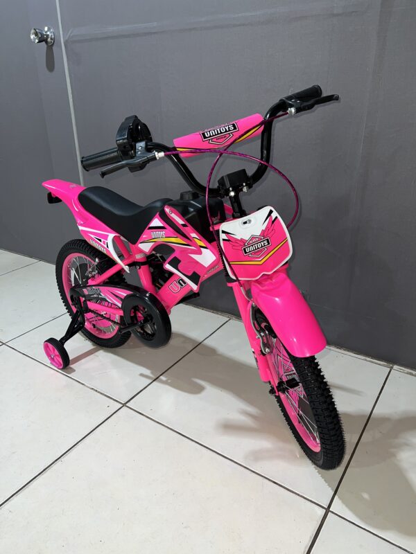 Bicicleta aro 16 Unitoys Moto Cross - Imagem 4